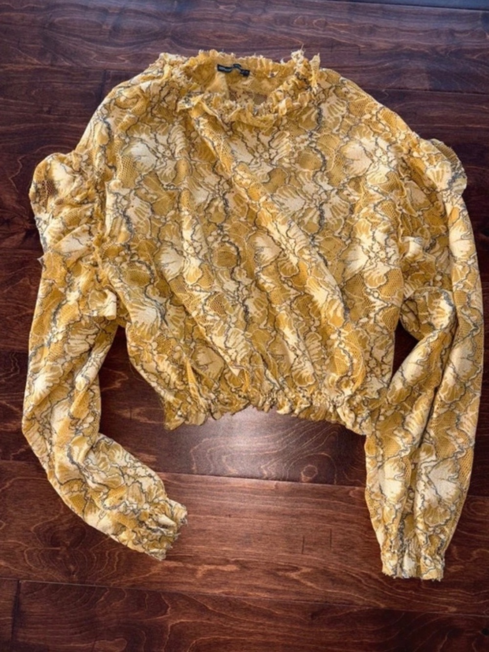 Zara Acrylic Lace Top
